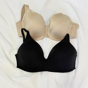 Soma Bras Two 34D Stunning Support Balconette Vanishing 360